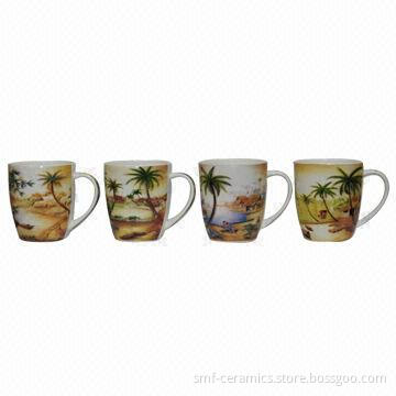 12oz Ceramic/New Bone China Bullet Mugs in Nice Color Box Packing, Suitable for Gifts Purposes